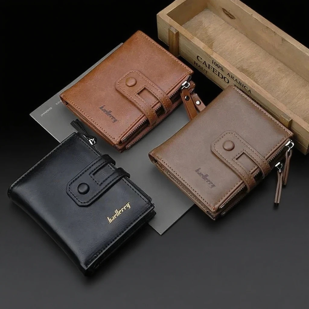 Original Buffalo Leather Trifold Wallet