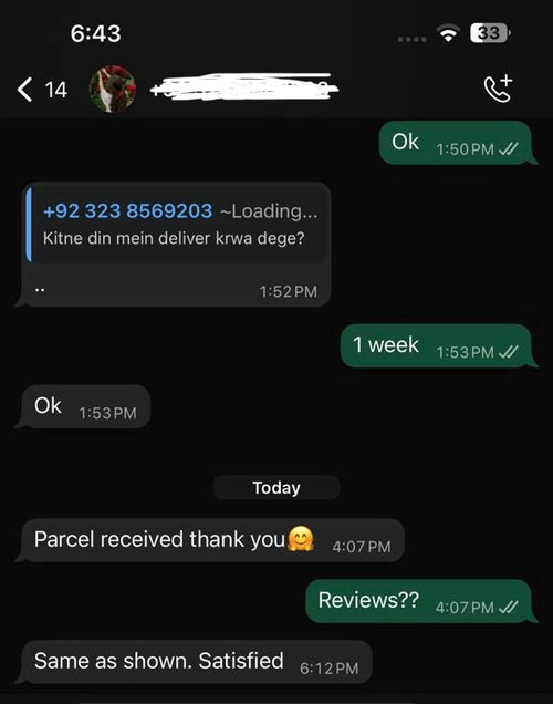 Customer review