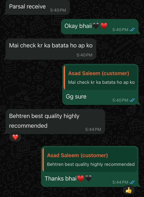 Customer review