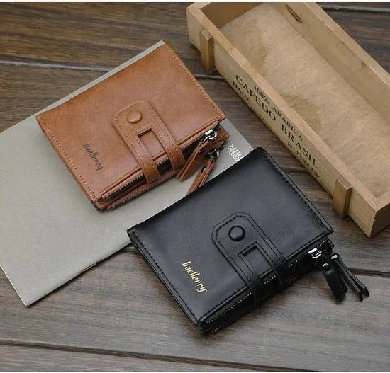 Original Buffalo Leather Trifold Wallet