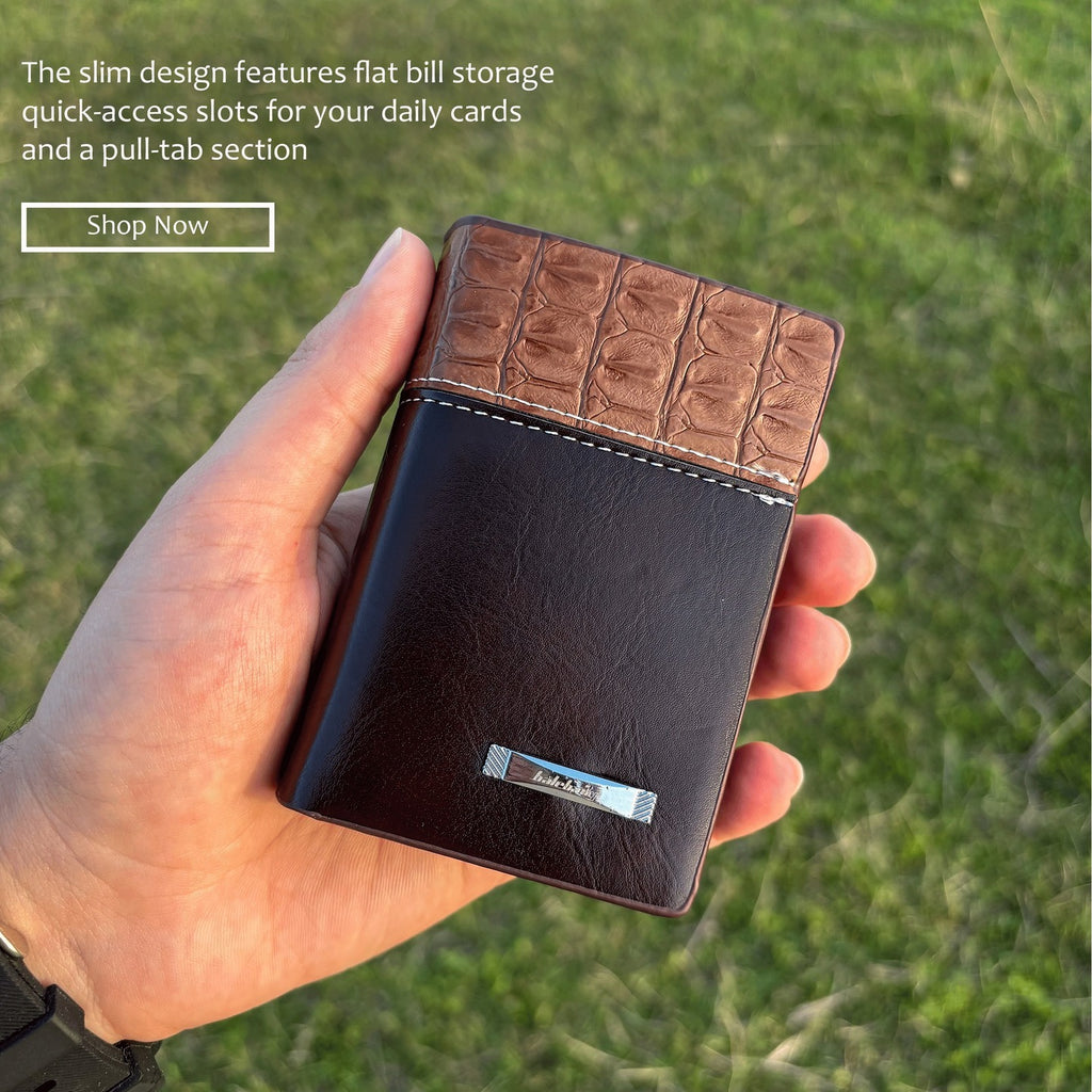 Imported Balebaily Crocodile Wallet